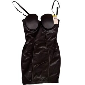 Maidenform Firm Control Shaper Slip Black 34B Underwire Body Shapewear